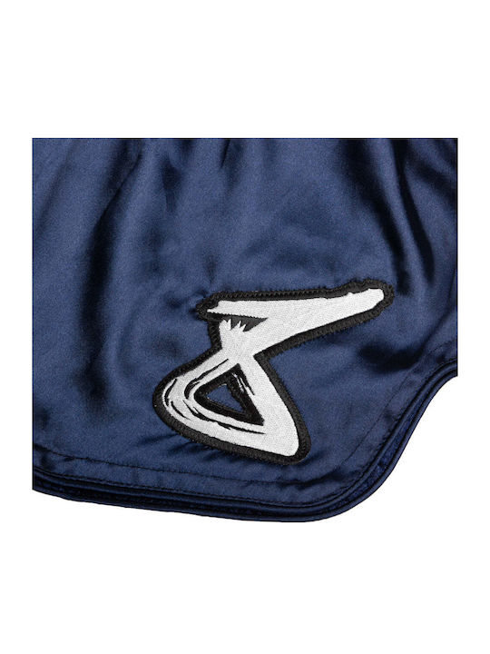 Boxershorts Muay Thai 8 Weapons Strike – Navy Weiß