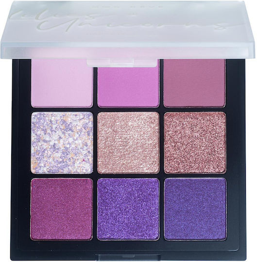 Mon Reve Happy Palettes Palette with Eye Shadows in Pressed Powder Form 15gr