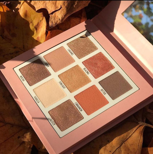 Golden Rose Miss Beauty New Addict Eyeshadow Palette Παλέτα με Σκιές Ματιών σε Στερεή Μορφή 11.7gr