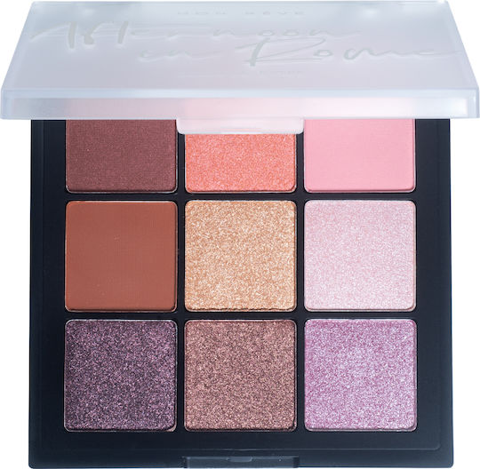Mon Reve Happy Palettes Palette with Eye Shadows in Pressed Powder Form 15gr