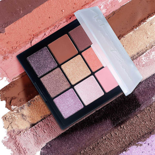 Mon Reve Happy Palettes Palette with Eye Shadows in Pressed Powder Form 15gr