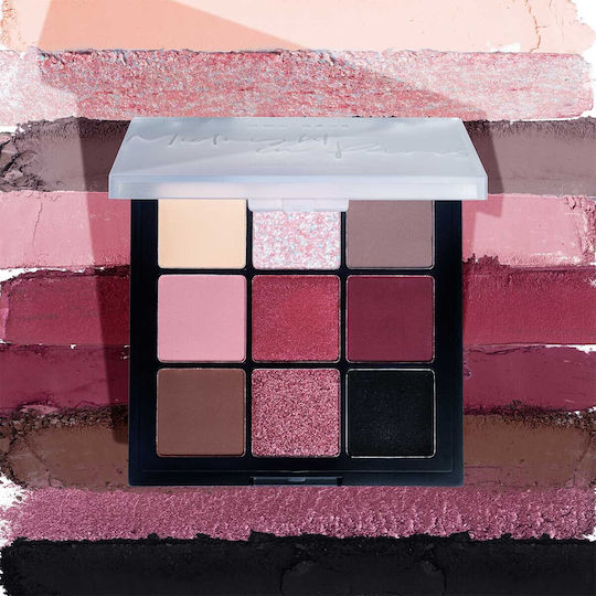 Mon Reve Happy Palettes Palette with Eye Shadows in Pressed Powder Form 15gr