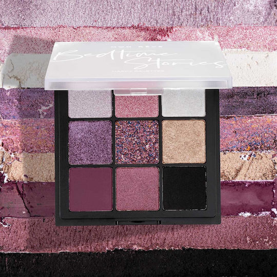 Mon Reve Happy Palettes Palette with Eye Shadows in Pressed Powder Form 15gr