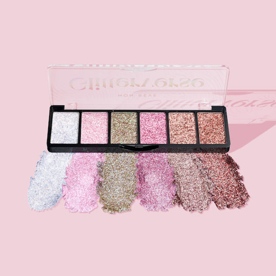 Mon Reve Glitterverse Lidschattenpalette in fester Form 11.8gr