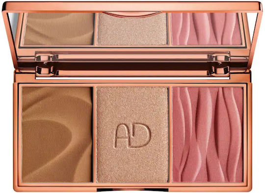 ArtDeco Palette Mit Lidschatten In Gepresster Form Blush Bronzer Und Highlighter 3gr