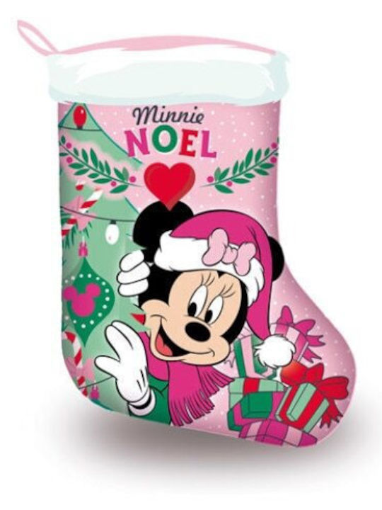 Christmas Decorative Polyester Pink Socks
