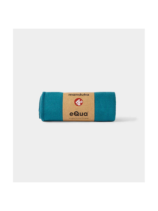 Manduka Πετσέτα Χειρός Equa Hand Yoga Towel Maldive Διαστάσεις 41cm X 67cm Βάρος 90γρ