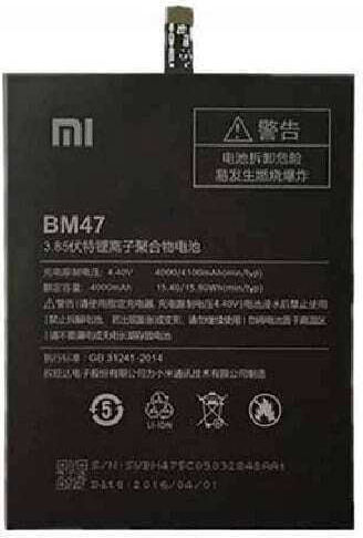 Bn47 Συμβατή Μπαταρία Αντικατάστασης 4000mAh για Mi A2 Lite, Redmi 6 Pro