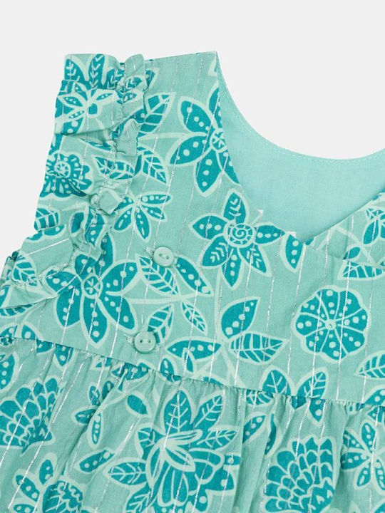 Girls Dress Sleeveless Blue