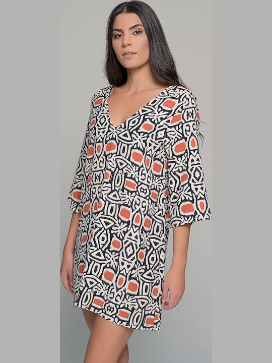 Milena by Paris Women's Maxi Beach Caftan Multicolour 040340-Multicolour