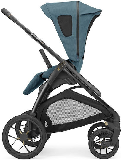 Inglesina Aptica XT Duo Reversible 2 in 1 Baby Stroller Suitable for Newborn Himalaya Blue / Total Black 12.6kg