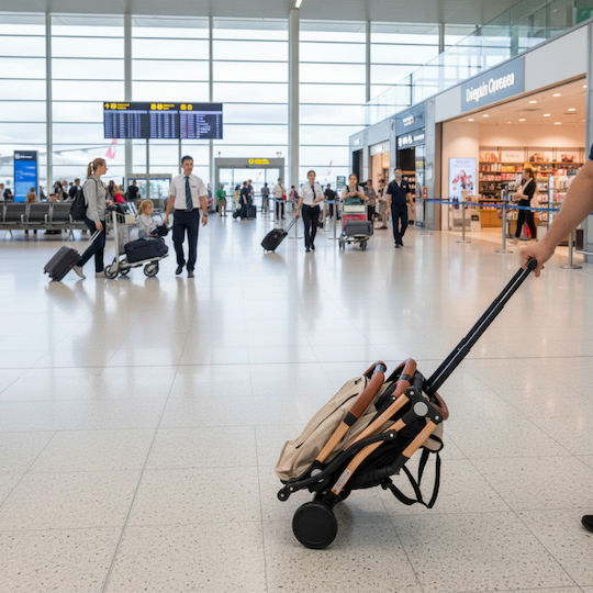 Buf Boof S-16 Kinderwagen Geeignet für Neugeborene Beige