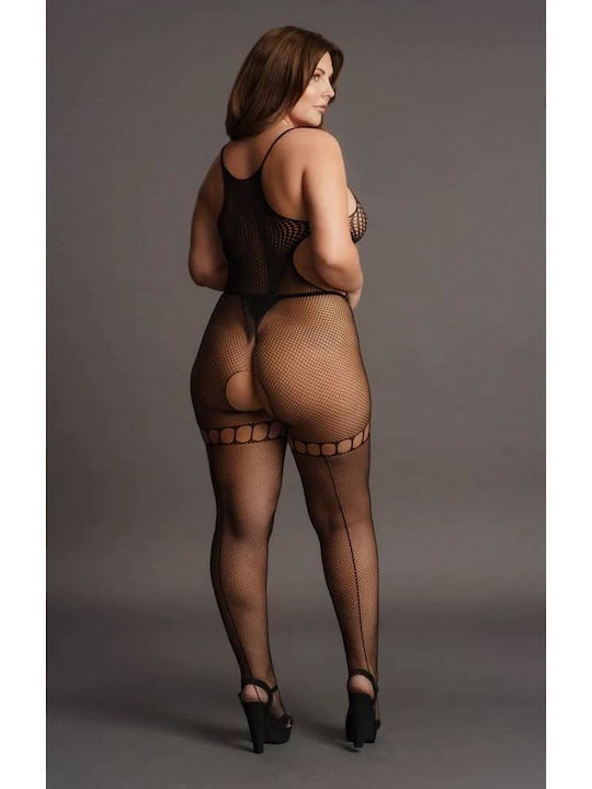 Desire Plus Size Bodystocking Open Sides Crotch