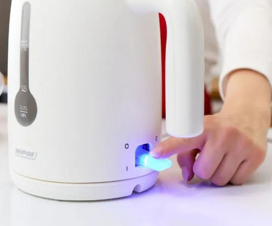 MPM Kettle 1L 2200W White