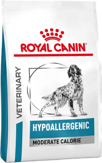 Royal Canin Hypoallergenic Moderate Calorie 1.5kg Dry Food Diet, Gluten-Free for Adult Neutered Dogs with Rice and Liver