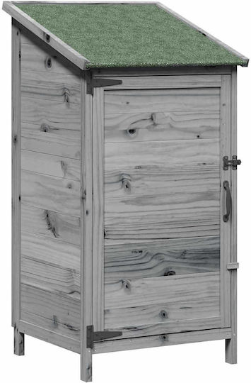 Wooden Garden Shed M0.59xW0.56xH1.135m