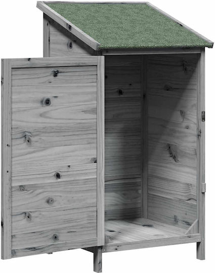 Wooden Garden Shed M0.59xW0.56xH1.135m