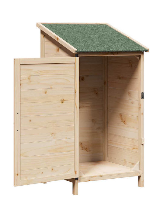 Wooden Garden Shed M0.595xP0.56xH1.135m