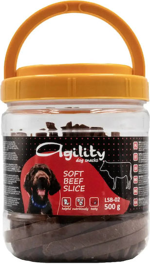 Agility Recompensă Pentru Câini Rase Mici Dietetică Cu Carne De Vită Păsări De Curte Carne Și Grâu 500gr