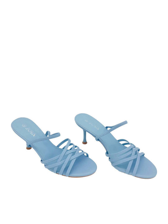 Leather Blue Sandals
