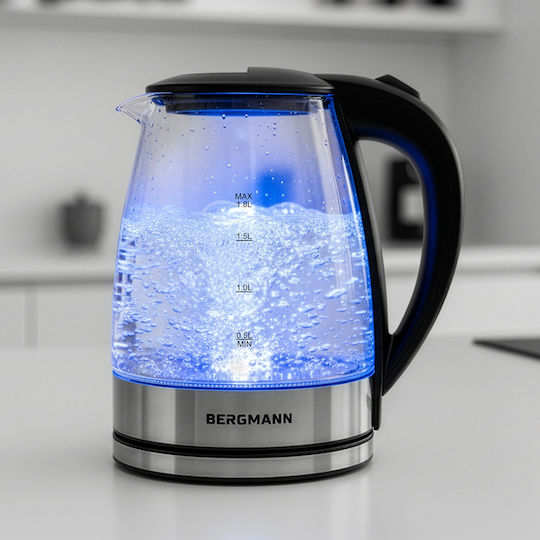 Bergmann Fierbător 1.8l 2200W Negru