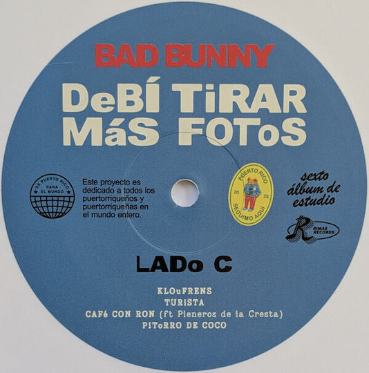 Bad Bunny Debí Tirar Más Fotos Vinyl