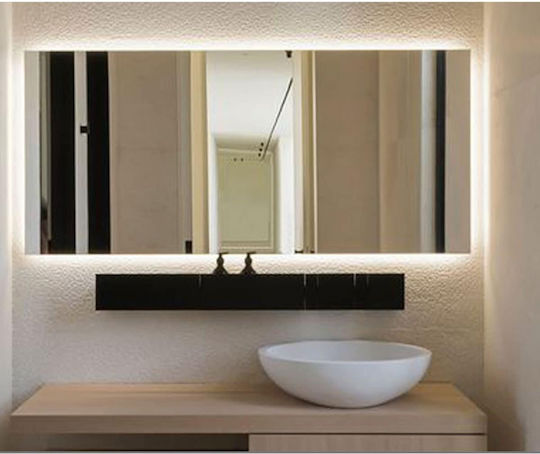 Квадратно Огледало За Баня LED Touch 80x90см