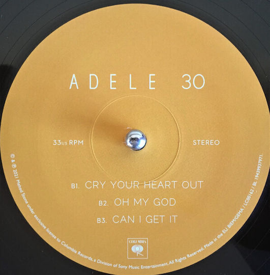Adele 3 30 Vinyl