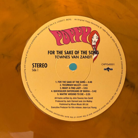 Townes Van Zandt Sake Song Vinyl