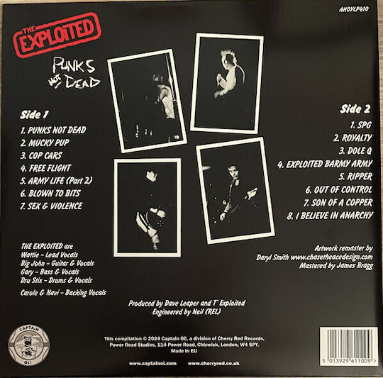 Exploited Punks Not Dead Vinyl