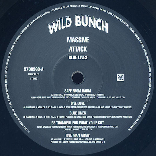 Massive Attack Blue Lines Vinyl