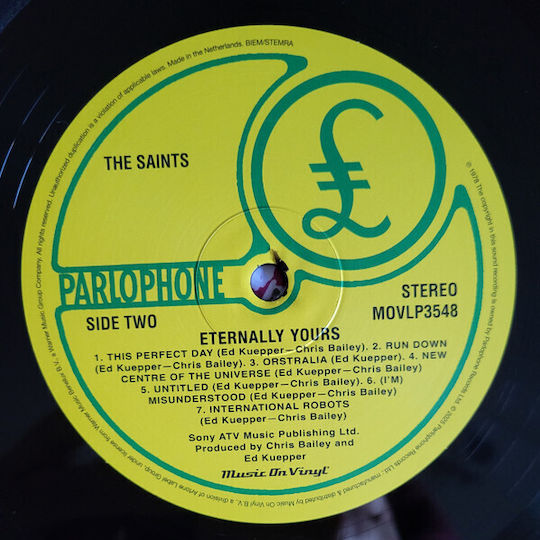 Saints 2 Eternally Yours Vinyl