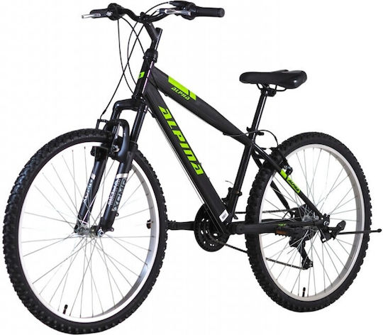 Alpina 21t/s 26 Zoll Schwarzes Mountainbike mit Geschwindigkeiten