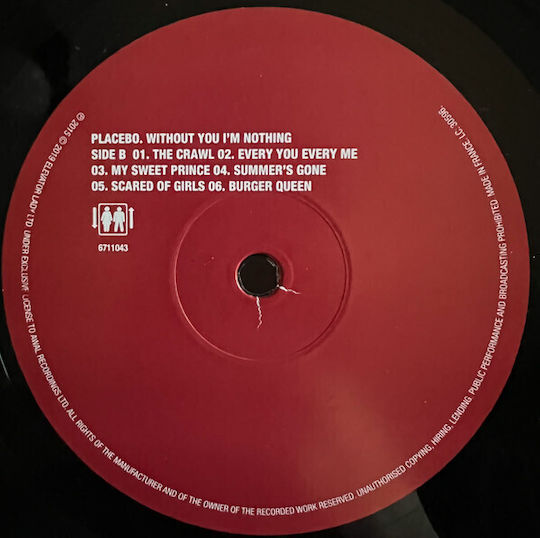Placebo Without You I'm Nothing Vinyl