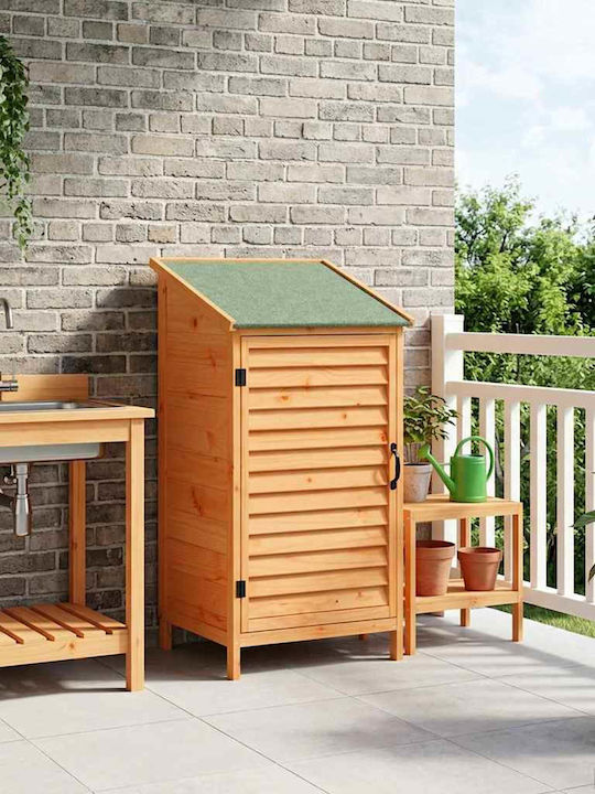 Wooden Garden Shed M0.59xW0.56xH1.135m