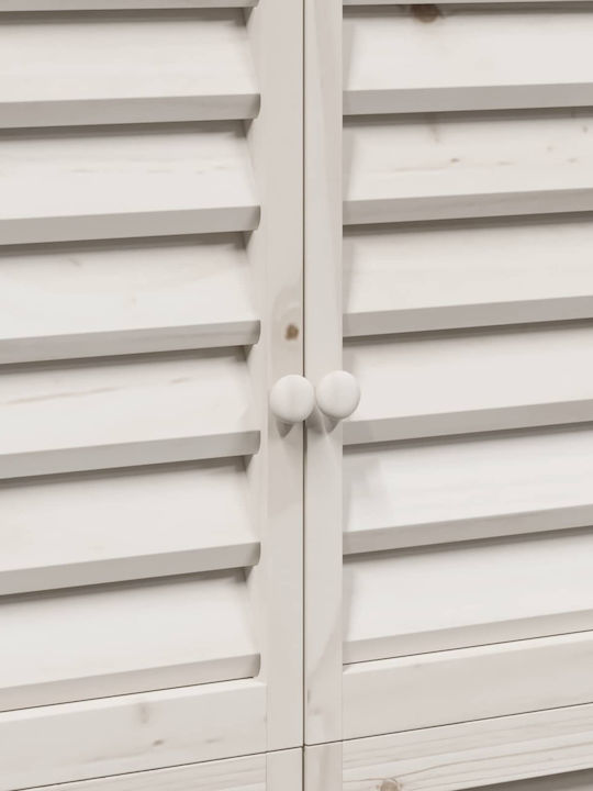 Wooden Garden Shed White M1.06xW0.56xH1.765m