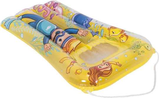 Jilong Kid's Inflatable Pool Mattress Yellow 74x48cm