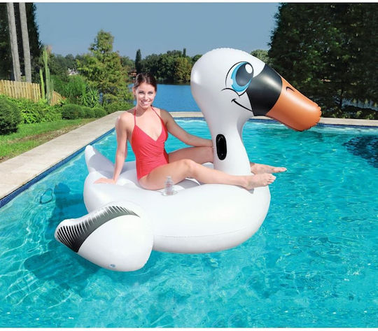 Bestway Inflatable Ride On Sea Duck White 201x160cm