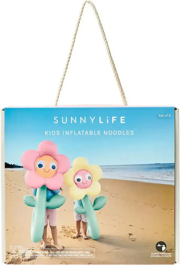 Sunnylife Sunnylife Pool-Luftmatratzen und aufblasbare Fahrzeuge mit Griffen Orange 2 Stück