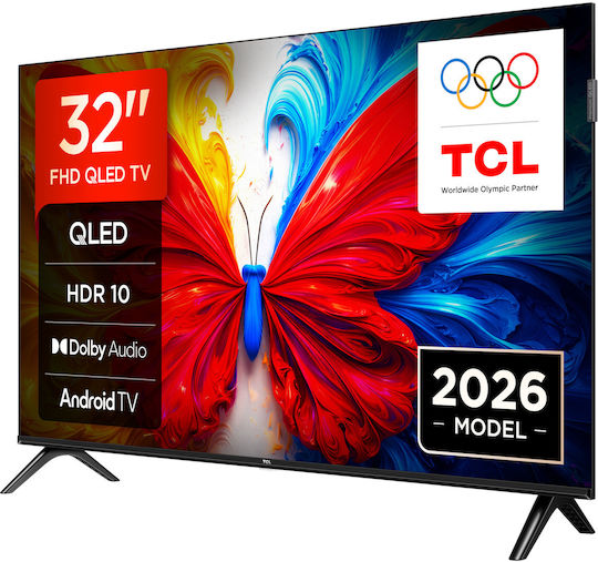 TCL Smart TV 32" Full HD QLED 32S5L HDR (2026)