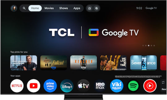 TCL Smart TV 75" 4K UHD SQD-Mini LED C7L HDR (2026) 75C7L