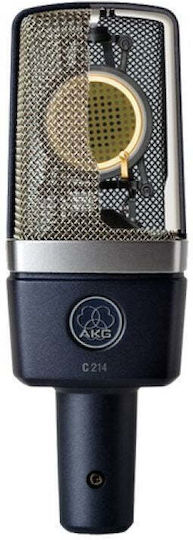 AKG C 214 STEREO PAIR Set Condenser Microphone XLR Shock Mounted for Vocals