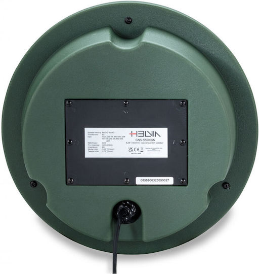 Helvia Gns 550xgn Παθητικό Ηχείο 60W Εξωτερικού Χώρου (Τεμάχιο) Πράσινο