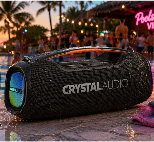 Crystal Audio Groove 100 ΒΤ Ηχείο Bluetooth 100W με Διάρκεια Μπαταρίας έως 8 ώρες Μαύρο