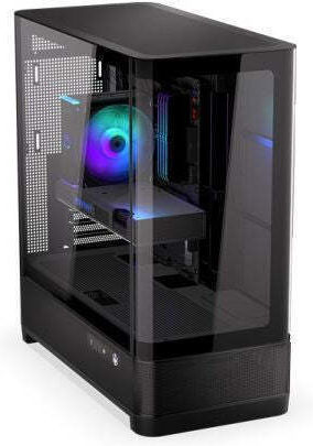 Endorfy Aquarius 8000 Flex Gaming Midi Tower Computer Case with Side Window Black