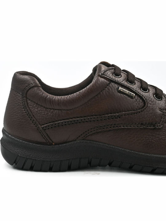 Pantofi Casual Pentru Bărbați Anatomici Din Piele Maro