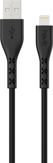 Havit H66 USB-A zu Lightning Kabel Schwarz 1m (21.08.0007)