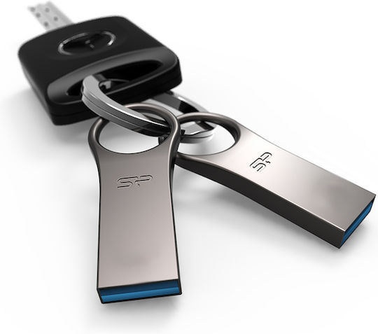 Silicon Power Jewel 80 64GB USB 3.2 Stick Ασημί