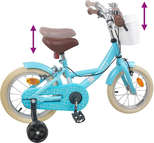 vidaXL 16" Детски Велосипед BMX Светлосин