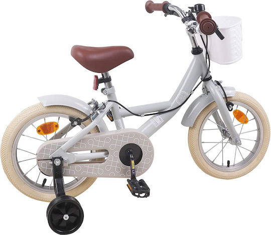 vidaXL Bicicletă Copii 14" BMX Gri